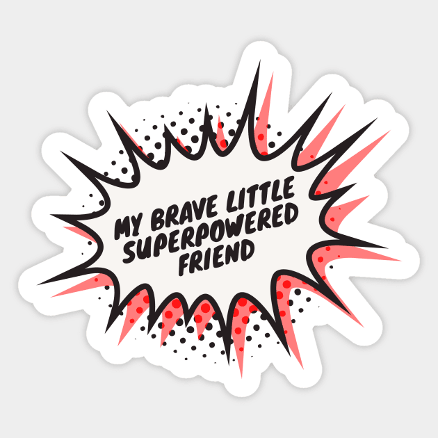 My brave little superpowered friend -Argyle - Stranger things Sticker by tziggles